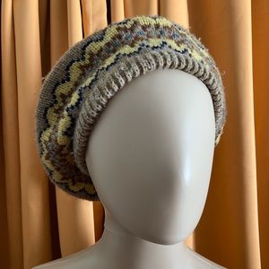 Vintage knit beret